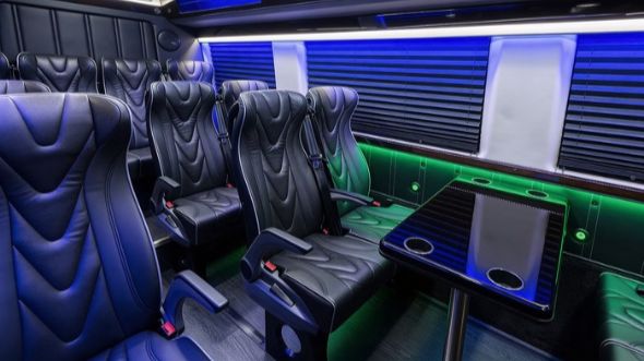 20 passenger sprinter van interior santa barbara