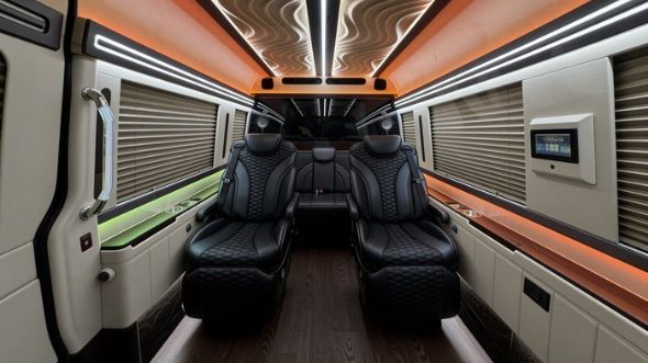 8 passenger sprinter van interior santa barbara