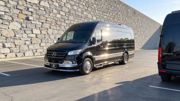 los angeles private event sprinter van rental