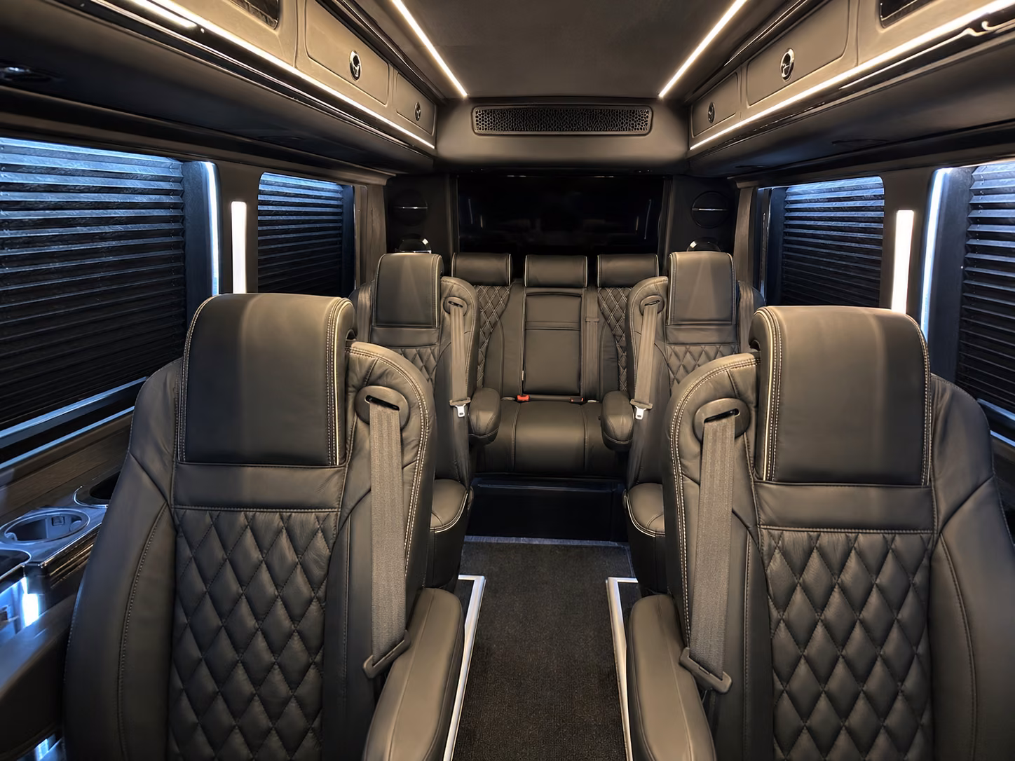 18 passenger sprinter van inside