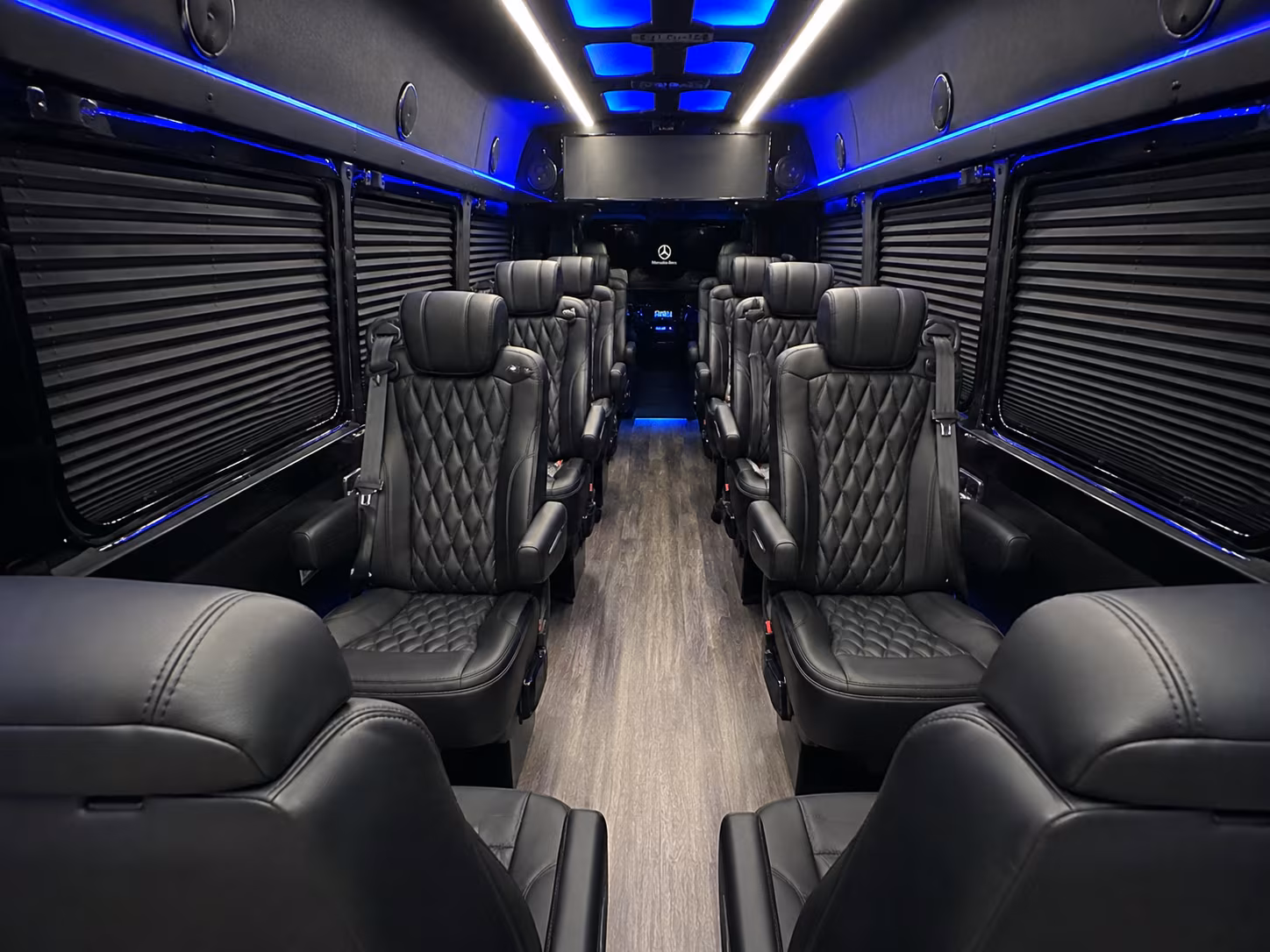 8 passenger sprinter van interior