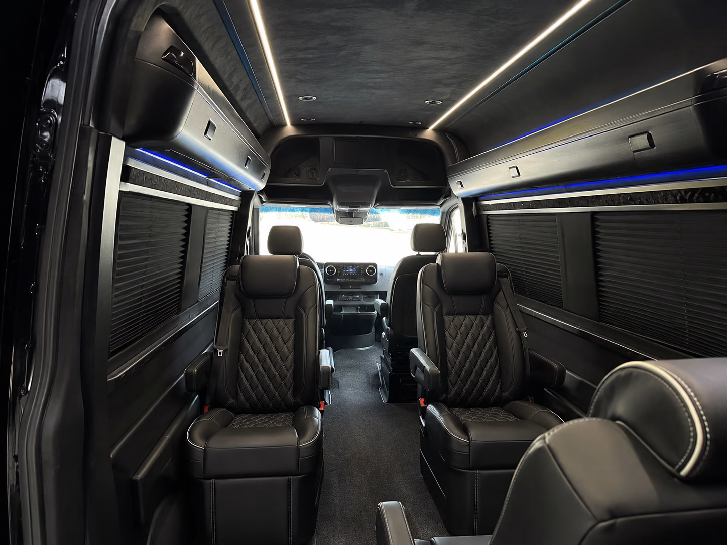oxnard 12 passenger sprinter van inside