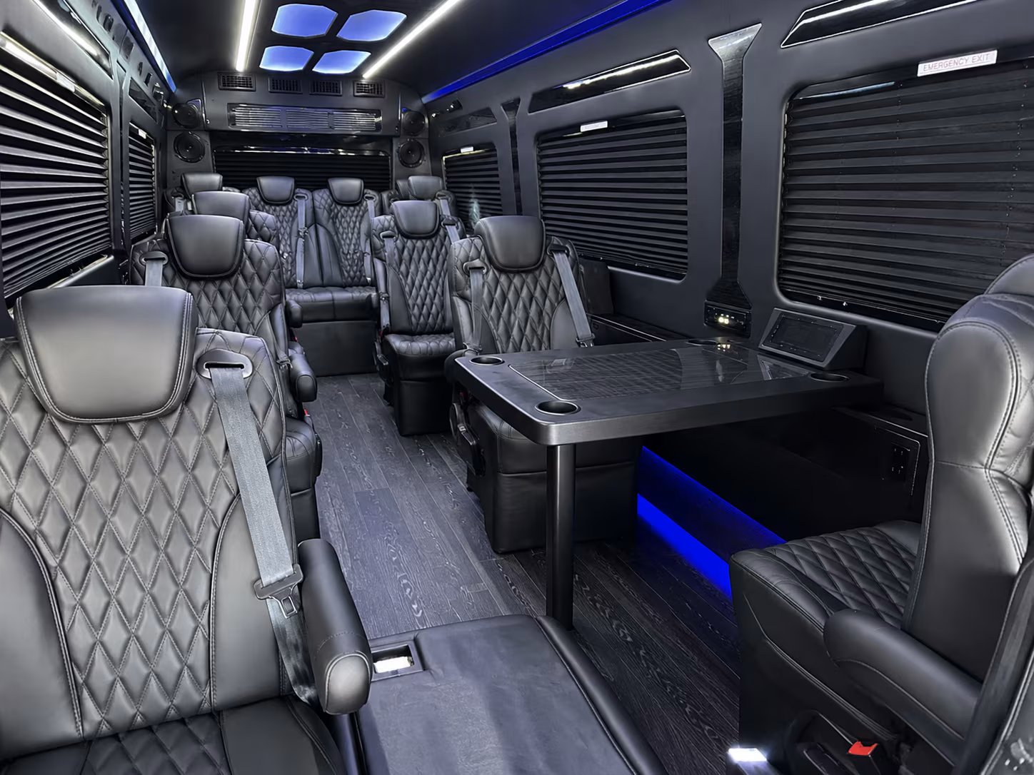 oxnard 15 passenger sprinter van interior