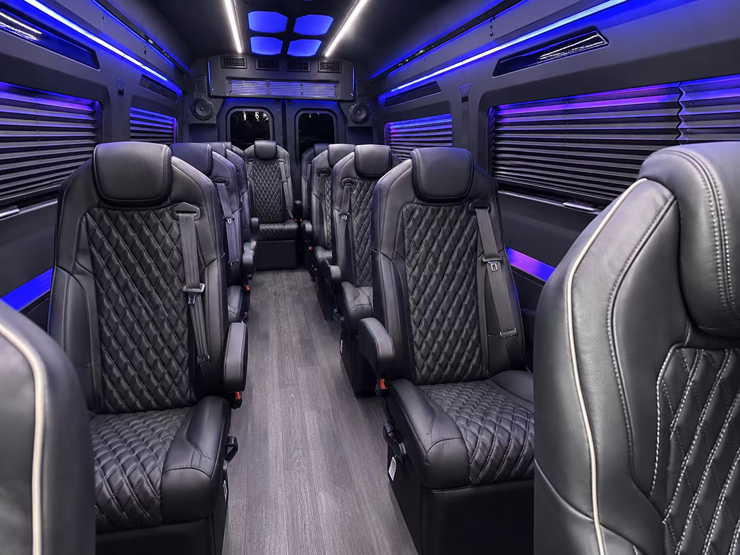 oxnard 20 passenger sprinter van inside