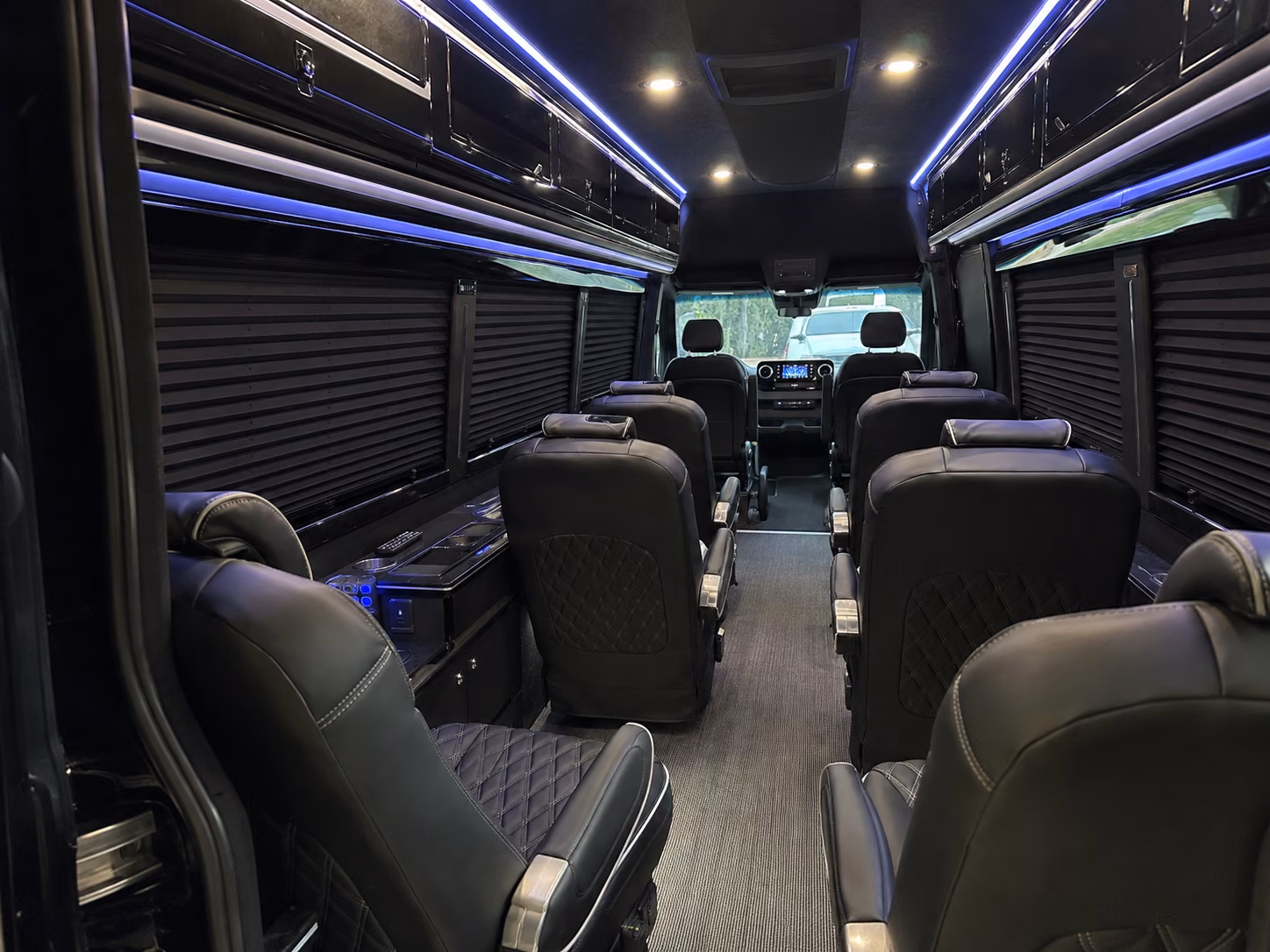 oxnard 8 passenger sprinter van inside