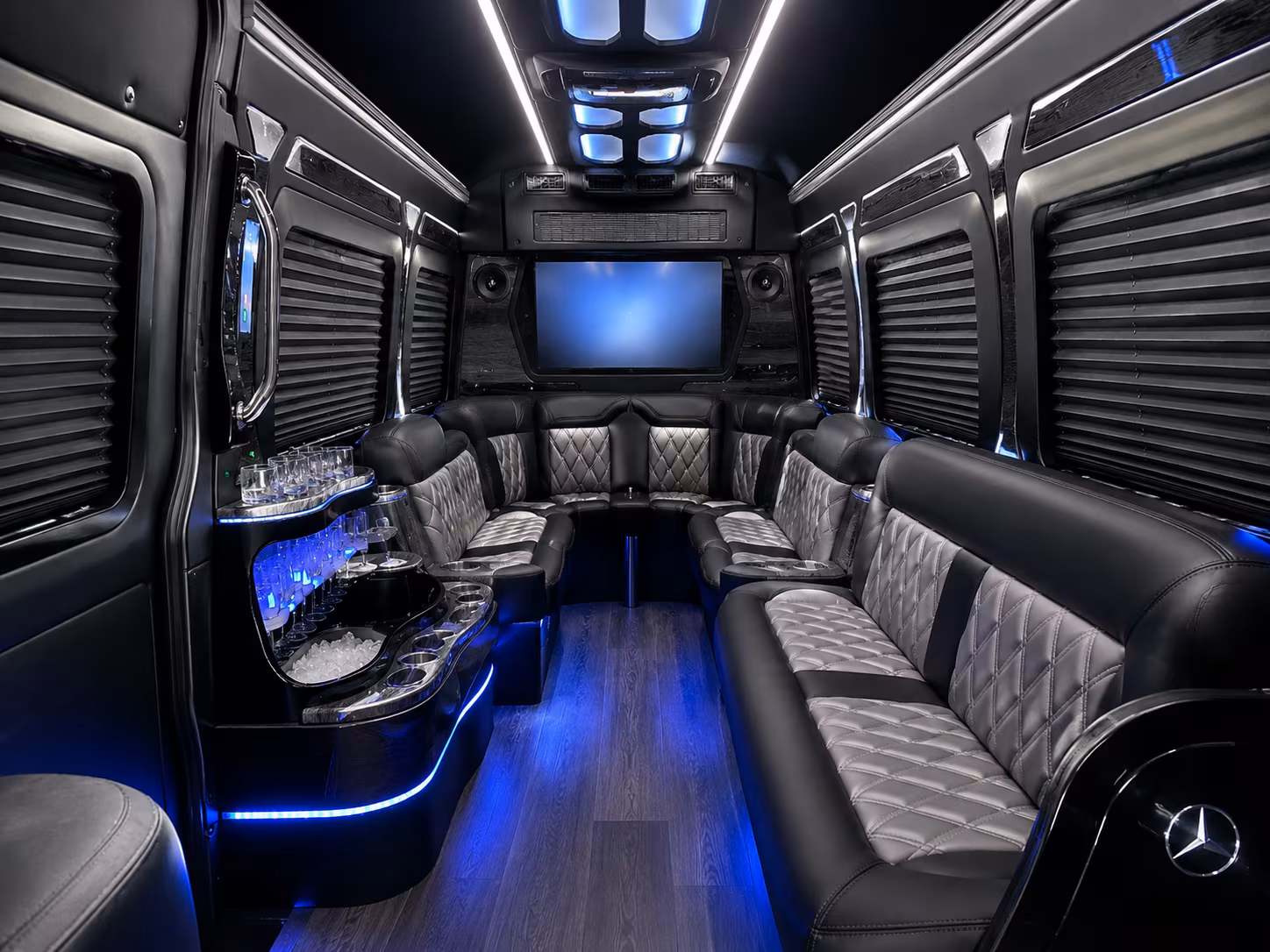oxnard sprinter limousine inside